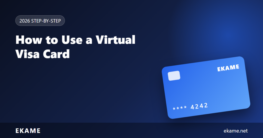 how to use a virtual visa card